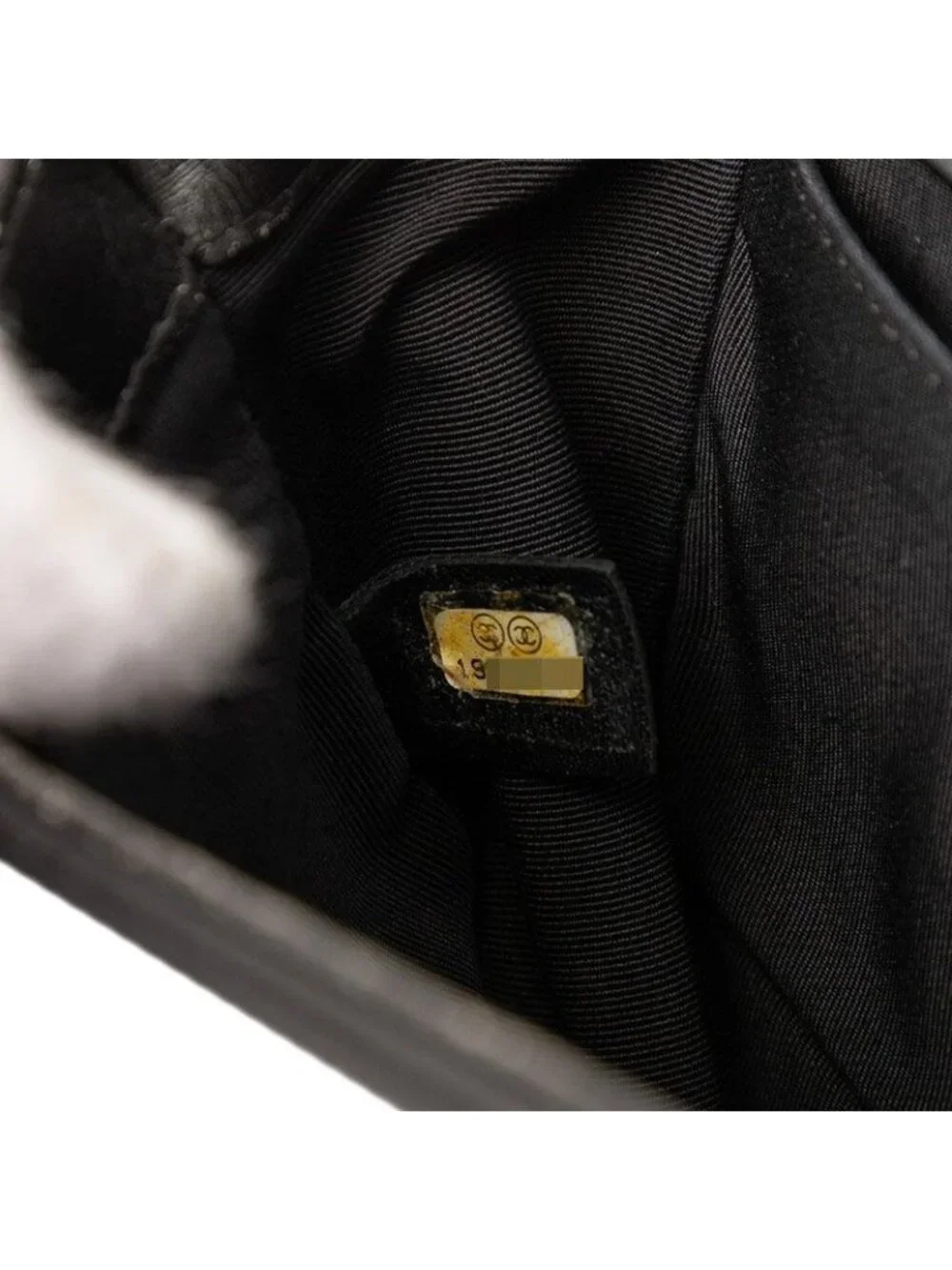 Chanel Studded Boy 20 Chain Bag Black - Picture 6 of 6